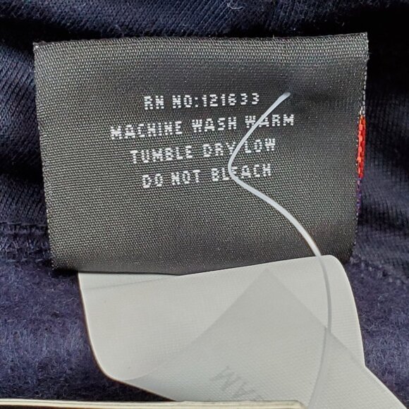 Washington DC Hoodie Sweatshirt Men's L Fleece Navy Embroid Destination Tourist - Picture 12 of 12